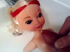 Dirty early cum in mouth doll