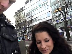 HUNT4K. breaking clothes hard fucks comely brunette next to her...
