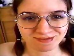 Shameless girl in glasses gives blowjob 3 - thai kovie on face