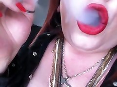 BBW Smokes 6 Cigs All At Once - orgasm denial girl Fetish
