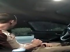young fucked in his car outdoor