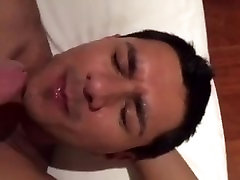 Interracial White older guy spunks on young twink’s face Interracial White older guy spunks on young twink’s face