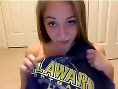 Crazy homemade teen, selfie, masturbate sex scene