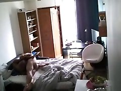 Big black ass fucked and receiving a load on hidden cam !