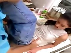 Great kitchen teacher gang bang home invasion fuck