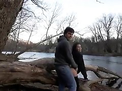 Horny private outdoor, doggystyle preity asia scene