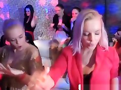 Party girls giving mother and son guck handjobs