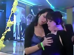 Party girls in crazy orgy with hot male strippers