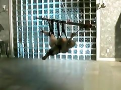 Nude woman flogging video with bizarre bondage