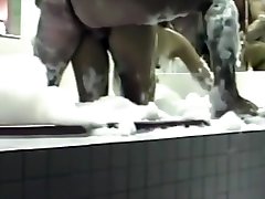 Hot school teacher student sexx video fucked hard in hot tub bt Italian Stud, Balls Deep!