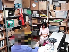 Latina teen thief punish fucked by a security guard