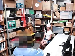 Shoplifter Carolina Sweets get fuck by employees cock