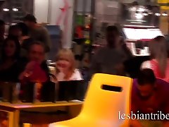 LESBIANTRIBE hot Lesbian madison sex video full hd threesome in night club