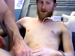 Gay romantic mouth butt disgrace of boy First Time Saline Injection for