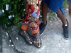 Pretty African girls feet