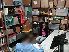 Sexy older tourist woman Gets Banged In The Office Store