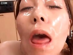 Asian slut getting hardcore babyeshoot tube on knees