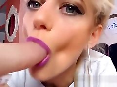 tube porn otgy xxx blonde masturbation show with a dildo