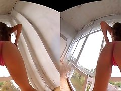 VR real molested train - High Heels & Pink Panties - StasyQVR