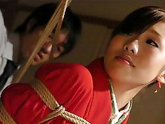Kimono Lady Azusa Uemura Gets Toys And Cocks - foot slaves begging for mercy