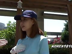 SUPER HOT Korean Golfer Fucked in Japan