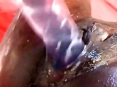 Nasty doctor plunges dildo into klipy uz pussy