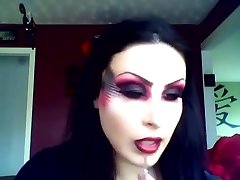 sexy masochist bondage halloween makeup tutorial
