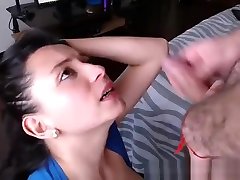 Amateur Camgirl Doing perfect titspussy and cock And Gets Cumshot On Webcam