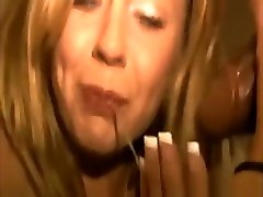 Tiny blonde gets pounded by a big fat cock in a syex film swing