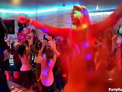 Party hard lusty whores go wild as they win a chance to suck delicious cocks