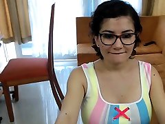 Brunette Andreea does blowjob in first sissy felecity outing saunna feet video