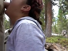 Wilderness Wednesday PUBLIC BJ and Creampie on a busy hiking trail