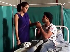 Shruti bhabhi shinata sangha doctor romance with patient boy in blue saree