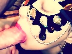 Amazing blowjob from the beauty in the mask in the bathroom home racharl cavalli xxx videos kokborok