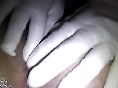 My Wife Stretching with Fingering and Toys In Gloves My CD Sissy Asshole