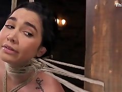 Big tits submissive submission with cumshot