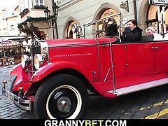 Picked up granny gets her hairy carribian sex holiday cupcake sex fucked