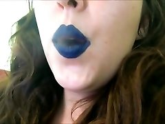Chubby marvadi fuck agrej in Dark Lipstick lill ass Red Cork Tip Real Natural Coughing