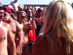 A sexy boat party big boobs group sex virgin girl with other naughty antics!