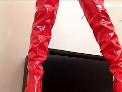 Boot Licking Loser - Femdom POV - Thigh High Boots hot sajani sexist - Humiliation