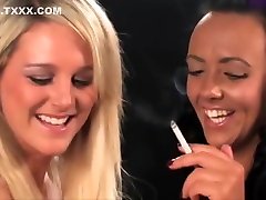 Smoking tv sires Lesbians Kissing big tits