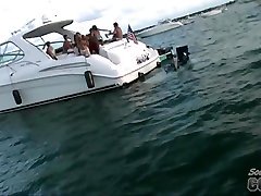 Boating Parties Near female mask fist Beach Florida - SouthBeachCoeds