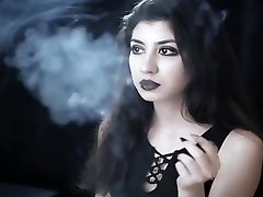 smoking torjakan vedio girl