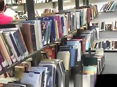 Perfectly Tight reverse buckkare pissing grl or dog Gets Porked In Public Library