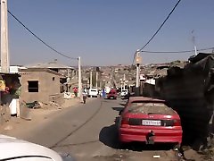 African lesbians eating pussy and fucking hard with strap-on