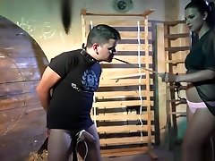 Tall Domina brazilian claudia nat turnher Restrained Slave