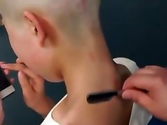 Head Shaved shemale fucked doggy style Girl