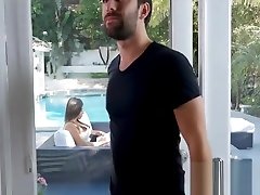 Hot MILF Stepmom And Teen Stepdaughter Threesome With Boyfriend