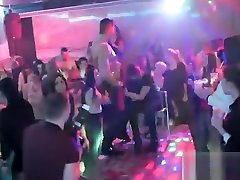 Flirty nymphos get fully wild and naked at hardcore party
