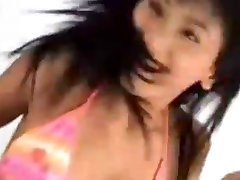 thai college girl stripping and dancing